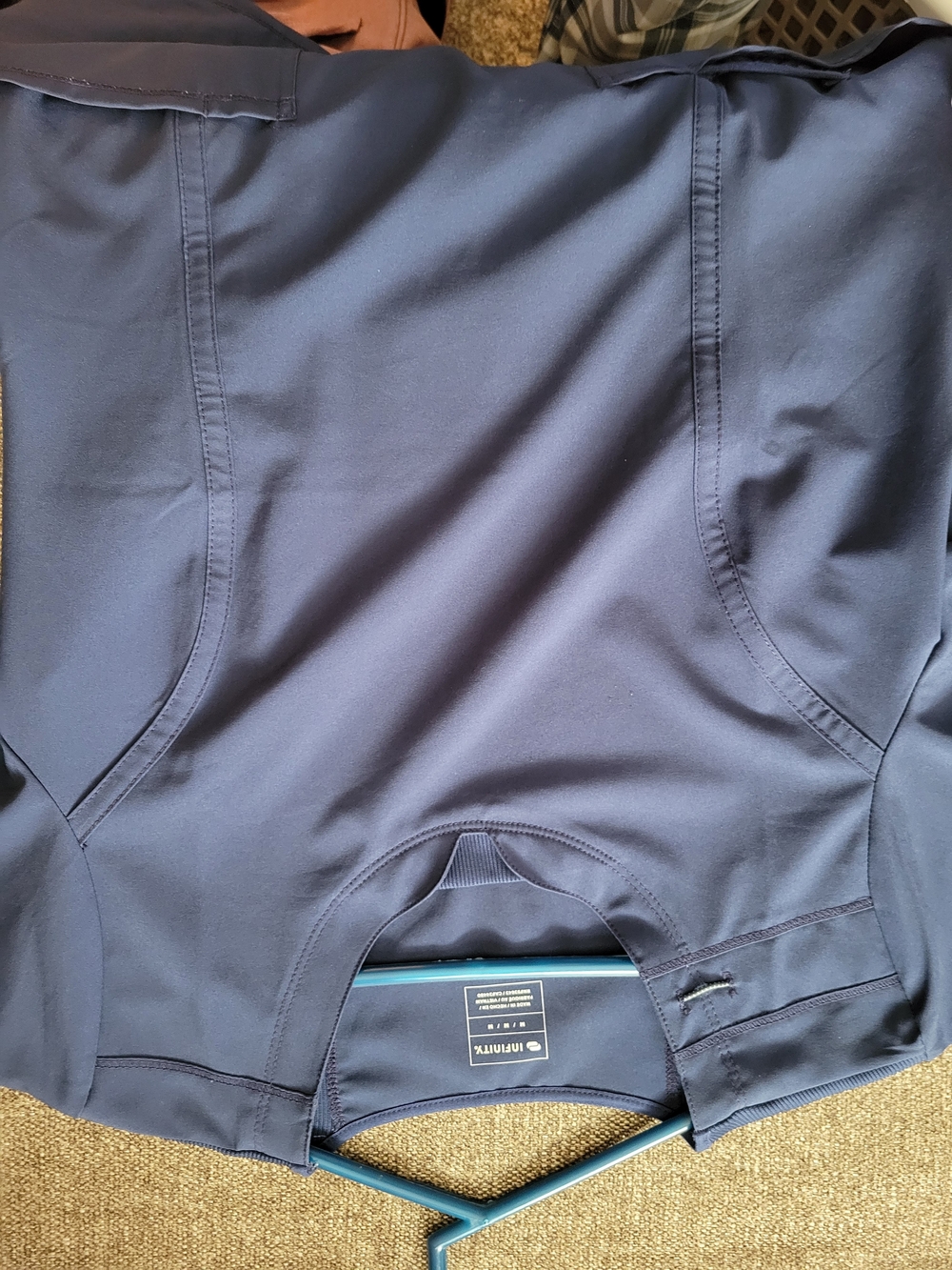 Infinity 3 Pocket Stretch Round Neck Scrub Top